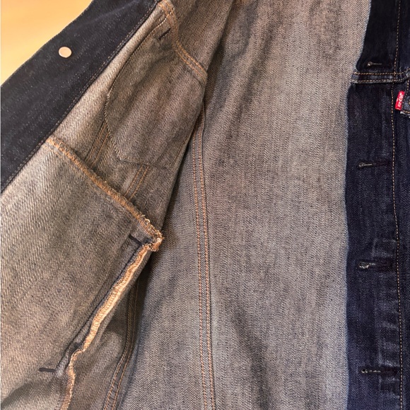 Levi's Dark Blue Denim Jacket - Picture 5 of 6